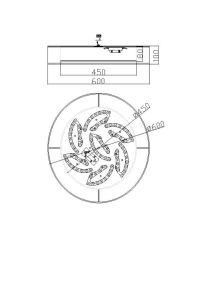 Светильник потолочный Freya Zoticus FR6005CL-L48G