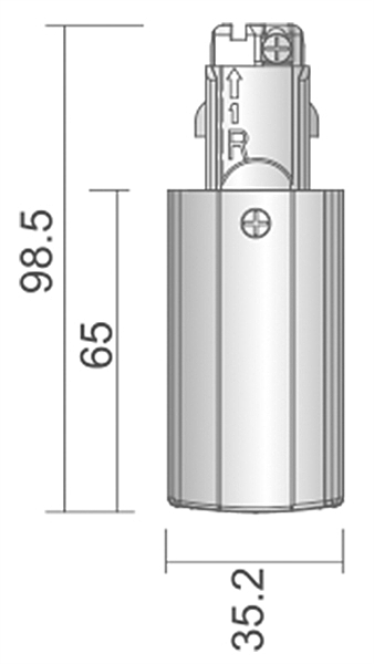 Соединитель для 3-х фазной системы правый Deko-Light D Line 710013