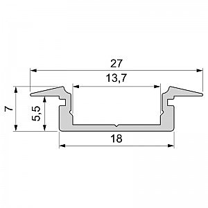 T-Профиль Deko-Light ET-01-12 975041