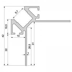 Профиль Deko-Light EV-02-08 975351