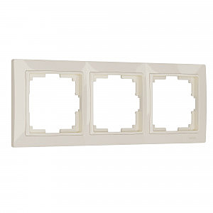 Рамка Werkel W0032003/ Рамка на 3 поста Snabb basic (слоновая кость)