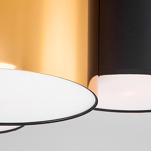 Потолочная люстра TK Lighting Mona 3446 Mona Black/Gold