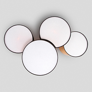 Потолочная люстра TK Lighting Mona 3446 Mona Black/Gold