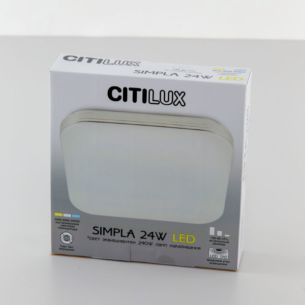 Светильник потолочный Citilux Симпла CL714K330G
