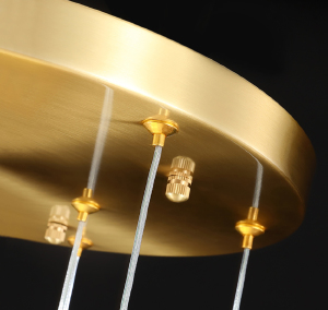 Светильник подвесной Delight Collection Crystal rock MD-020B-7 gold