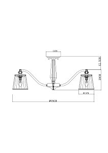 Потолочная люстра Arte Lamp Talitha A4047PL-8CC