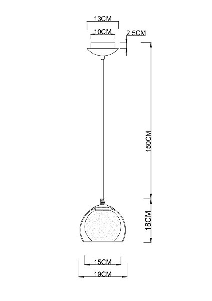 Светильник подвесной Arte Lamp Rastaban A7984SP-1CC