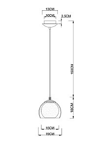 Светильник подвесной Arte Lamp Rastaban A7984SP-1CC