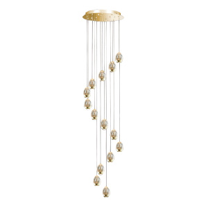 Люстра каскадная Delight Collection Terrene MD13003023-14A gold