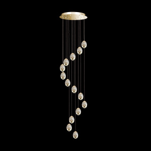 Люстра каскадная Delight Collection Terrene MD13003023-14A gold