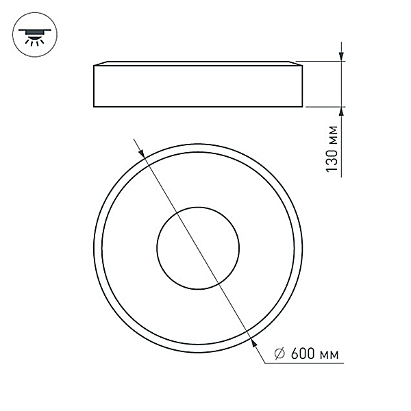 Светильник потолочный Arlight TOR RING 022136(1)