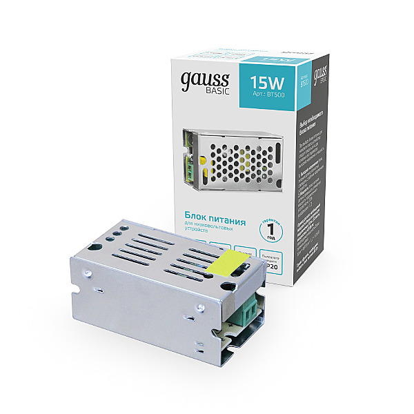 Драйвер для LED ленты Gauss Блок питания Basic BT500