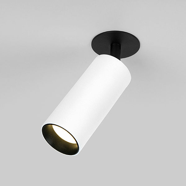 Встраиваемый светильник Elektrostandard Diffe Diffe белый/черный 10W 4200K (25052/LED)