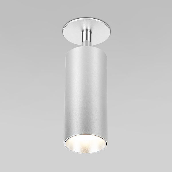 Встраиваемый светильник Elektrostandard Diffe Diffe серебряный 10W 4200K (25052/LED)