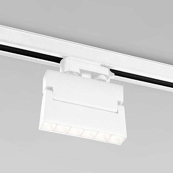 Трековый светильник Elektrostandard Garda Garda Белый 10W 4200K (85024/01) трехфазный