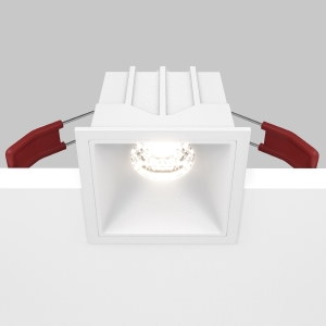 Встраиваемый светильник Maytoni Alfa LED DL043-01-10W4K-D-SQ-W