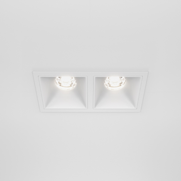 Встраиваемый светильник Maytoni Alfa LED DL043-02-10W4K-SQ-W
