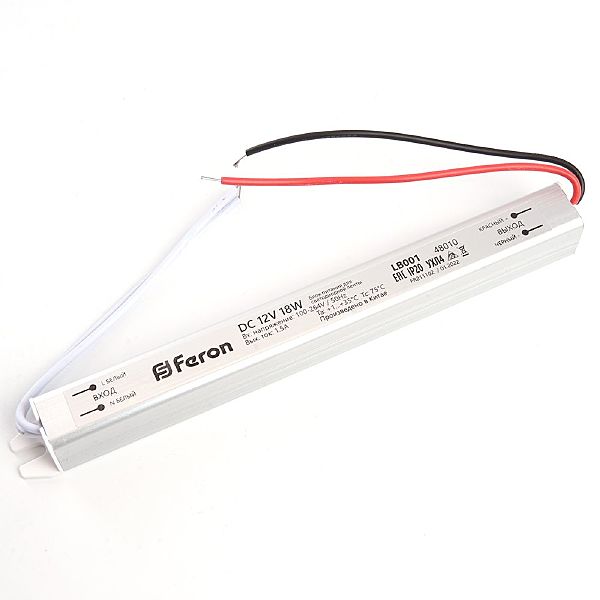 Трансформатор электронный для светодиодной ленты Feron LB001 48010