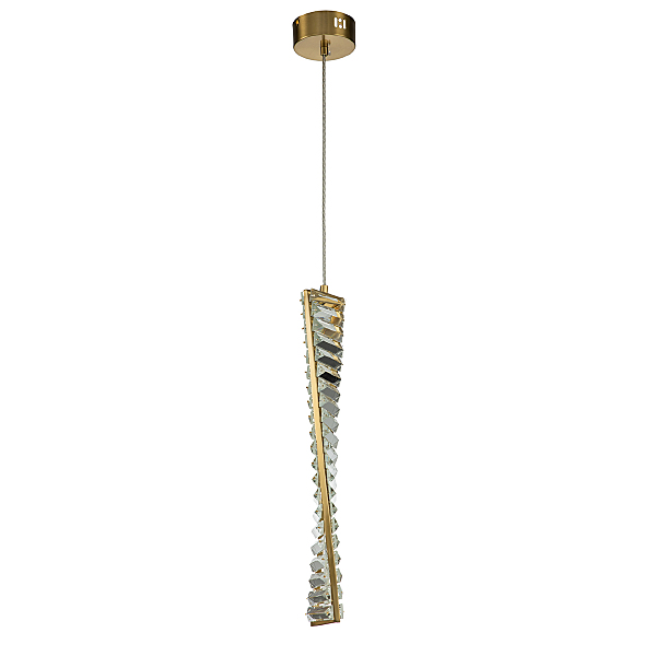 Светильник подвесной Indigo Frizzante 12015/1P Brass V000043L