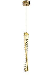 Светильник подвесной Indigo Frizzante 12015/1P Brass V000043L