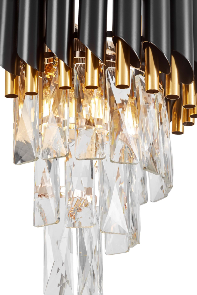 Настенное бра Lumina Deco Funneli LDW 6003-2 BK+F.GD