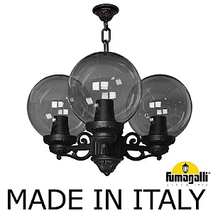 Уличный подвесной светильник Fumagalli Globe 250 G25.120.S30.AZF1R