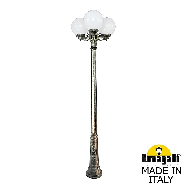 Столб фонарный уличный Fumagalli Globe 250 G25.157.S30.BYF1R