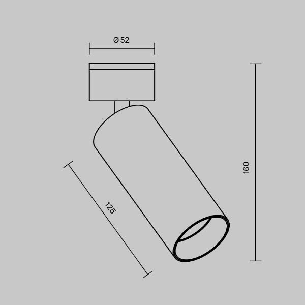 Светильник спот Maytoni FOCUS LED C055CL-L12B3K-W-D-B