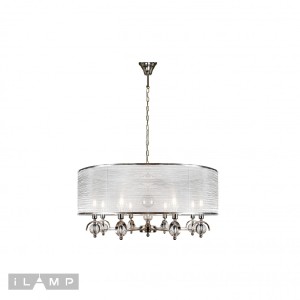 Люстра подвесная Chelsea iLamp P2400-8 Nickel