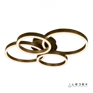 Потолочная люстра ILedex Ring New 6815-300/400-X-T Coffee