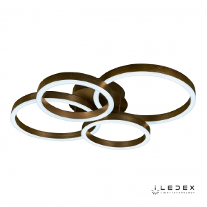 Потолочная люстра ILedex Ring New 6815-300/400-X-T Coffee