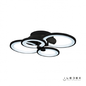 Потолочная люстра ILedex Ring A001/4 MBK