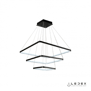 Подвесная люстра ILedex Venus 8153-700+500+300-D-T BK