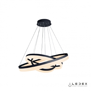 Подвесная люстра ILedex Around D0301-3 (200x400x600) BK