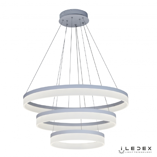 Подвесная люстра ILedex Around D0301-3 (400x600x800) WH