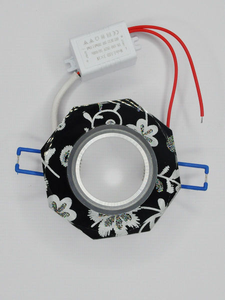 Встраиваемый светильник Elvan TCH-8220/3W-MR16-5.3-Bk