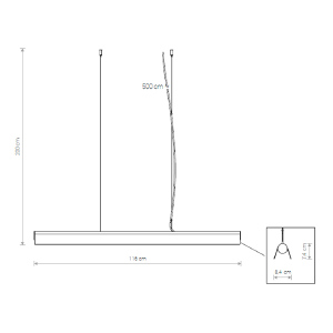 Светильник подвесной Nowodvorski Cameleon A Led 8450