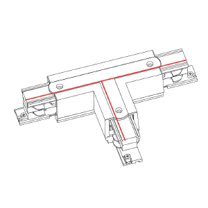 Коннектор T-образный правый Nowodvorski Ctls Power 8241