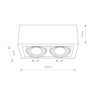 Накладной светильник Nowodvorski Box 7650