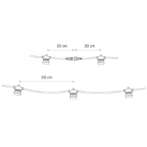 Светильник светодиодный Белт лайт 9 метров Nowodvorski Festoon Lights 7872