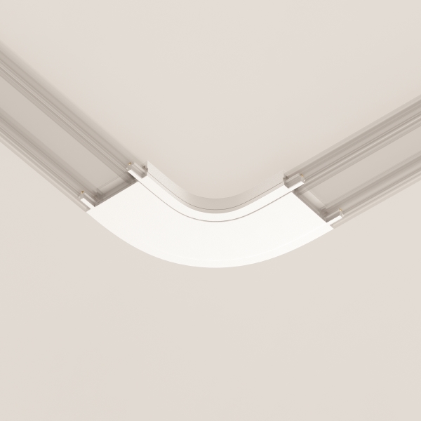Коннектор питания полукруглый Maytoni Accessories for tracks Radity TRA084CR-11W