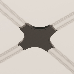 Коннектор питания X-образный Maytoni Accessories for tracks Radity TRA084CX-11B
