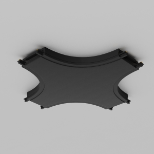 Коннектор питания X-образный Maytoni Accessories for tracks Radity TRA084CX-11B