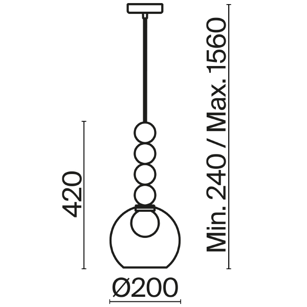 Светильник подвесной Freya Focus FR5220PL-01G6