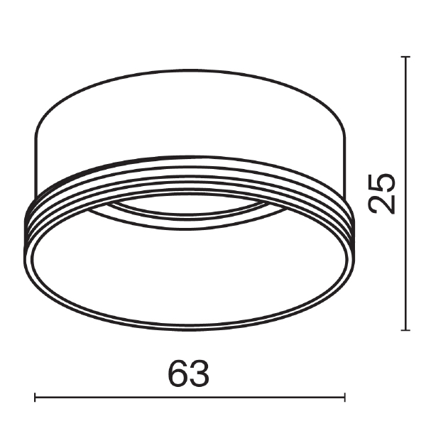 Декоративное кольцо для Focus Led 20Вт 260 ₽ Maytoni Focus LED RingL-20-W