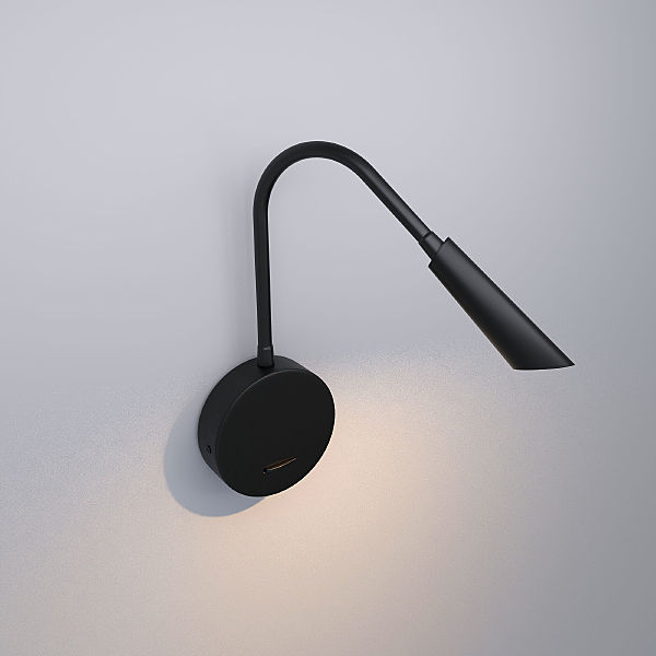 Настенный светильник Elektrostandard Stem Stem черный 3000К (40120/LED)