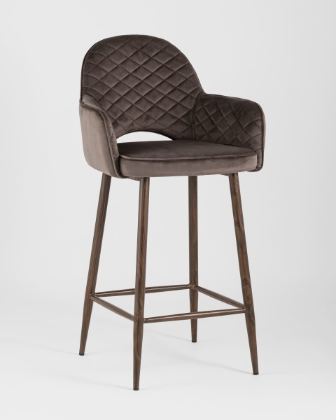 Полубарный стул Stool Group Венера диамант MC16-2YSC VELVET HLR-49 DUAL