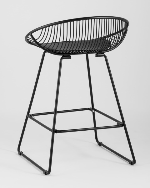 Полубарный стул Stool Group Ufo UFO-24A-P11 BL/BL
