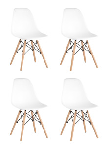 Обеденный стул Stool Group DSW 8056PP WHITE X4