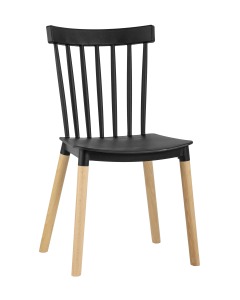 Стул пластиковый Stool Group Field SL-7037W black